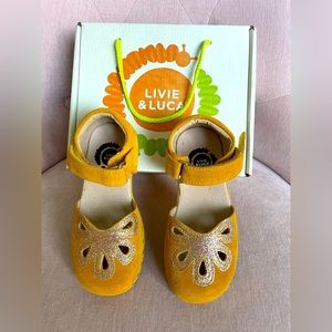 Livie & Luca Suede Petal Shoe Marigold Size 11